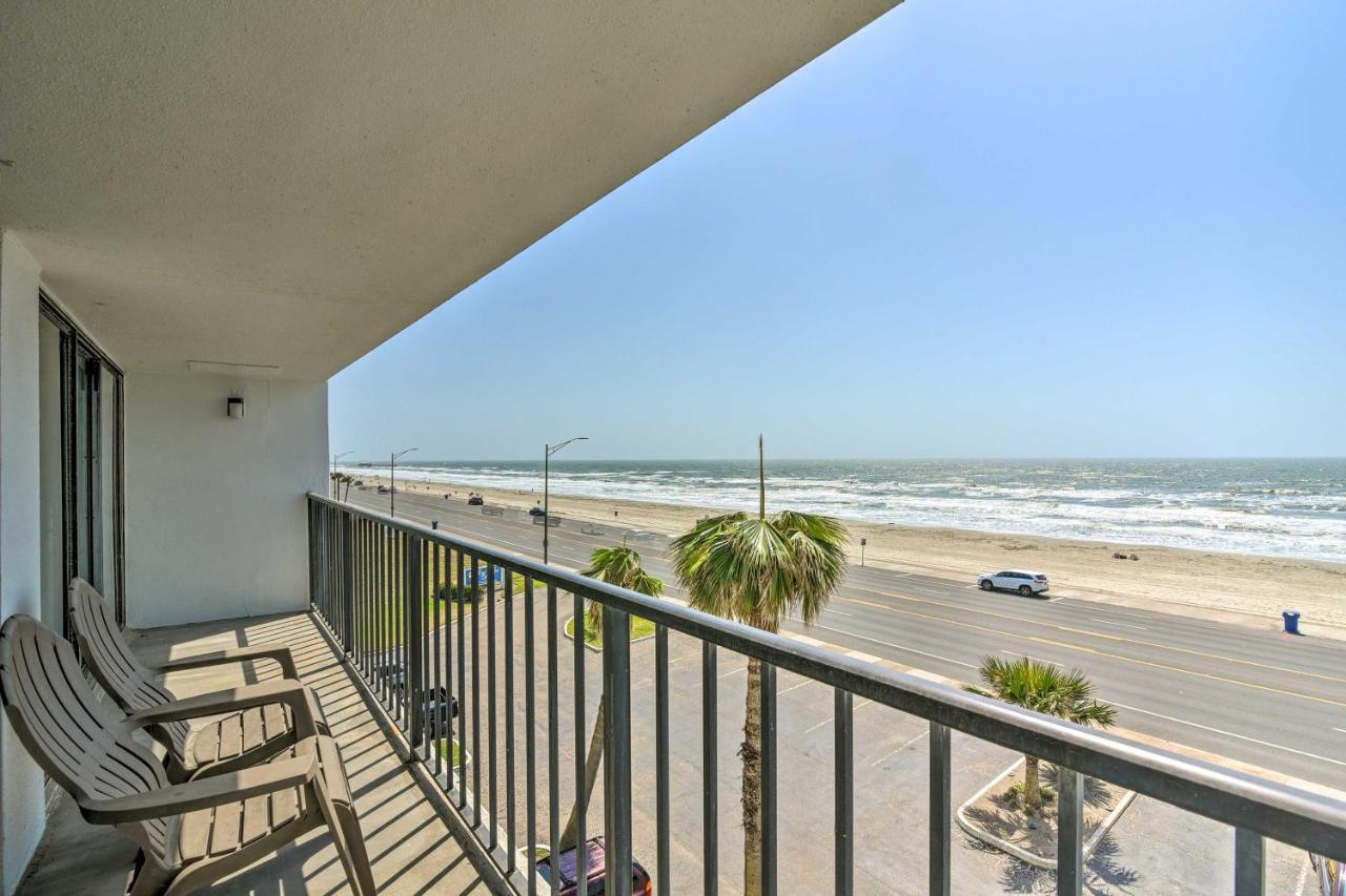 Galveston Oceanfront Condo With Balcony And View! Buitenkant foto