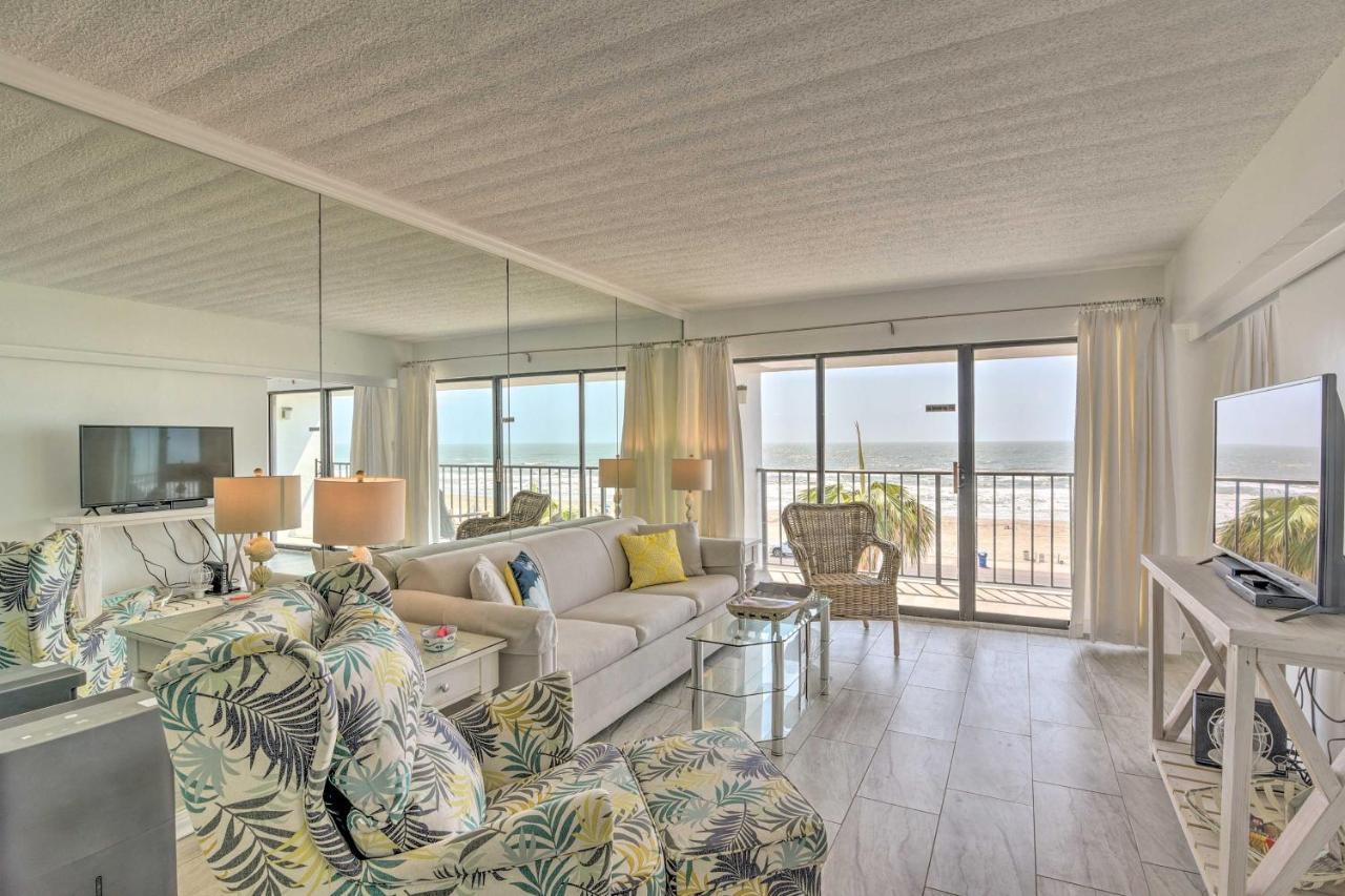 Galveston Oceanfront Condo With Balcony And View! Buitenkant foto