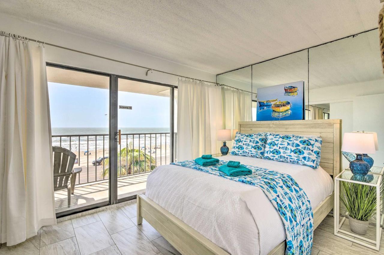 Galveston Oceanfront Condo With Balcony And View! Buitenkant foto