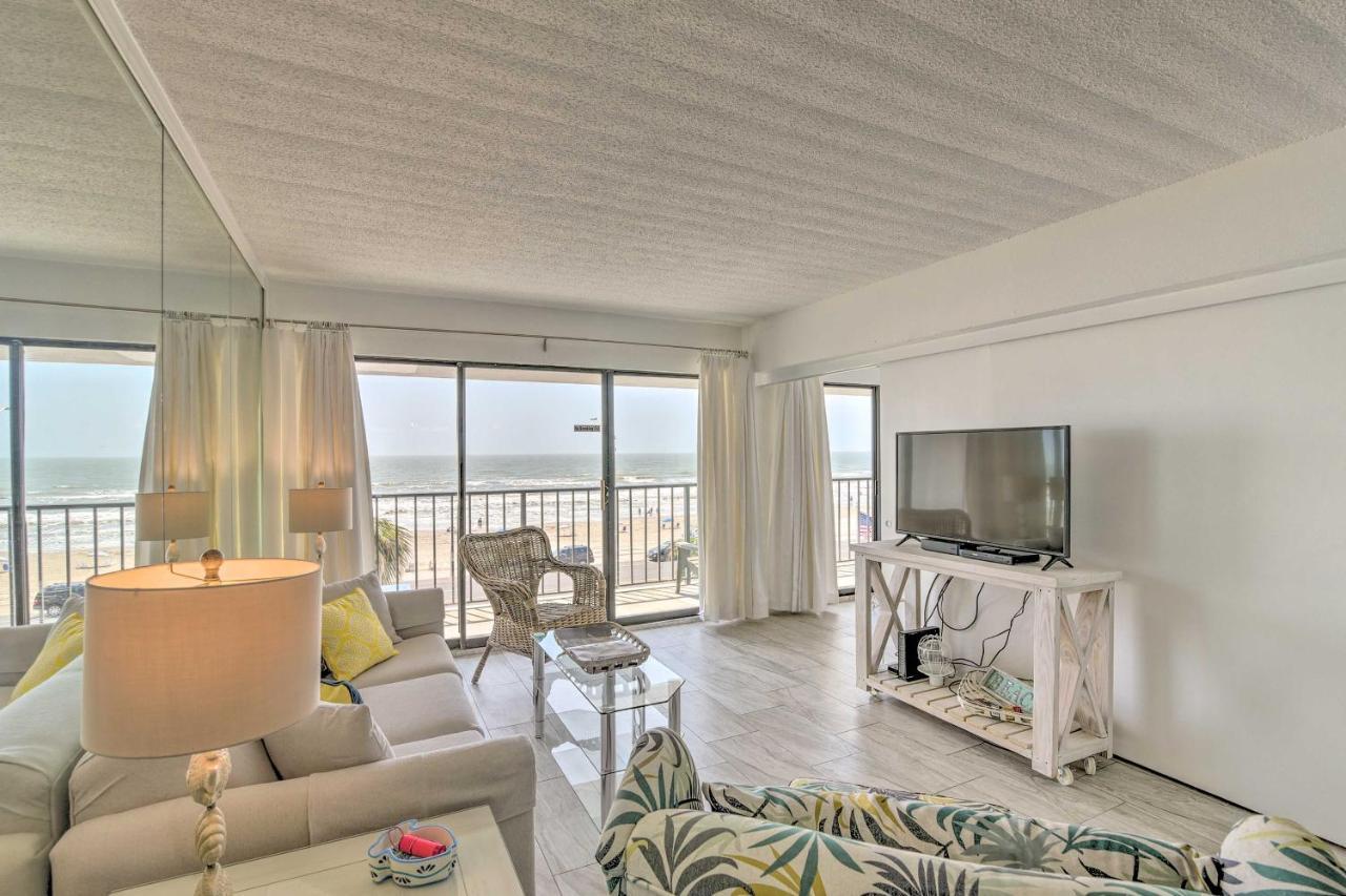 Galveston Oceanfront Condo With Balcony And View! Buitenkant foto
