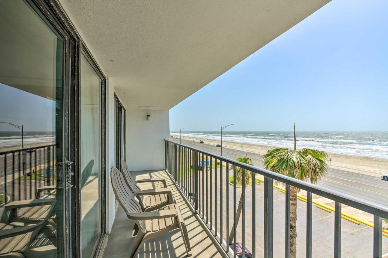 Galveston Oceanfront Condo With Balcony And View! Buitenkant foto